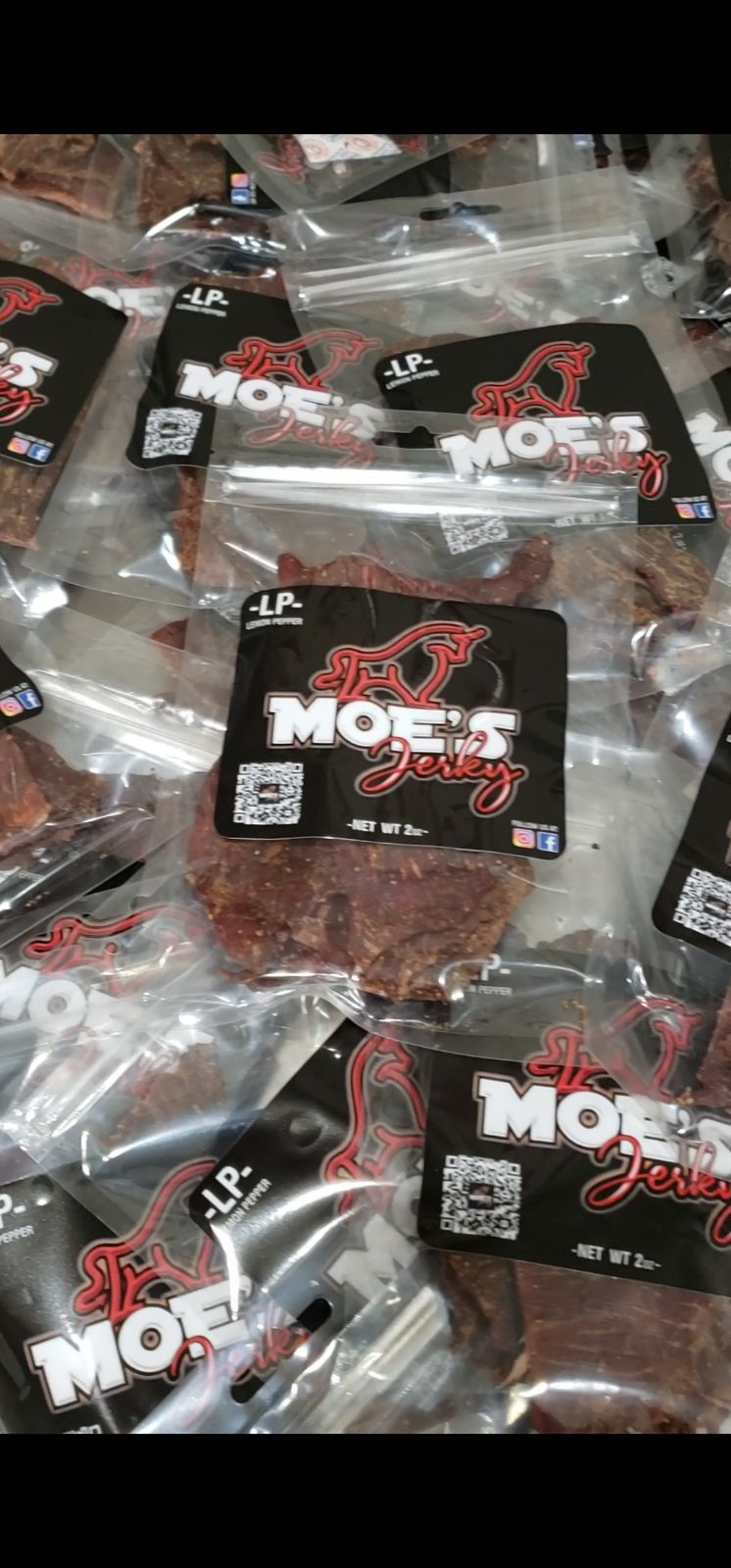 Moe's Beef Jerky: Lemon Pepper Flavor