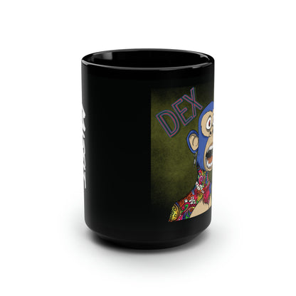 15oz, "I Am A Misfit" Dex Black Mug