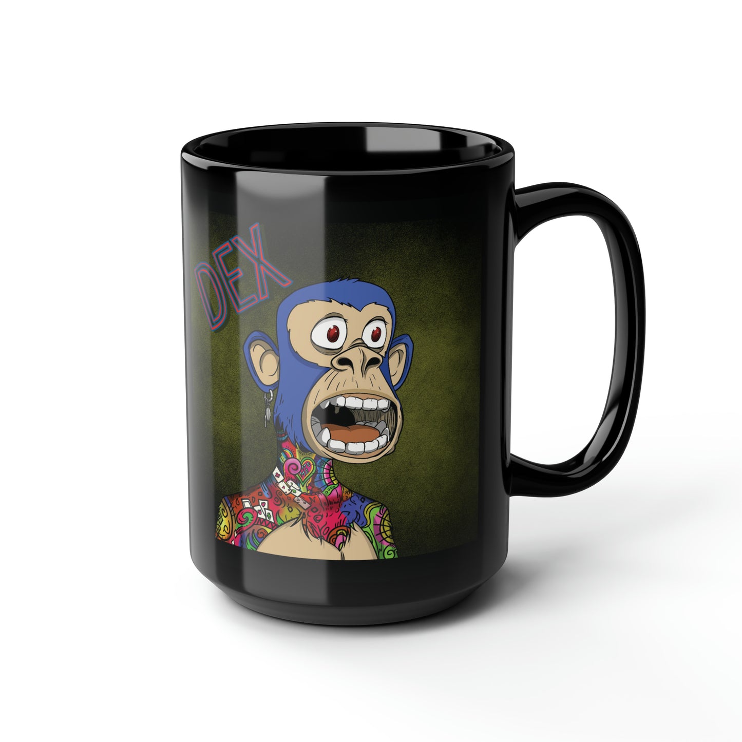 15oz, "I Am A Misfit" Dex Black Mug