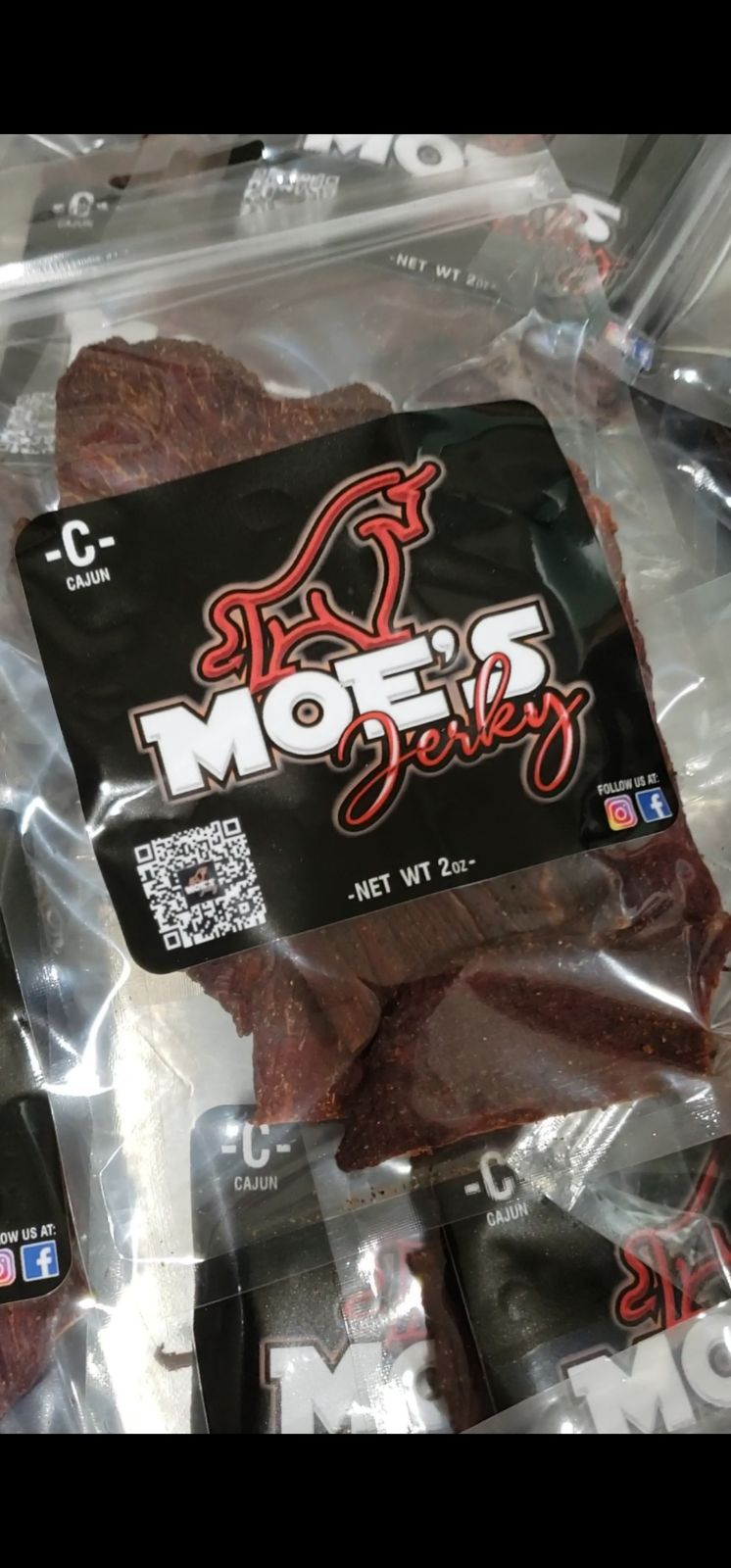 Moe's Beef Jerky: Cajun Flavor