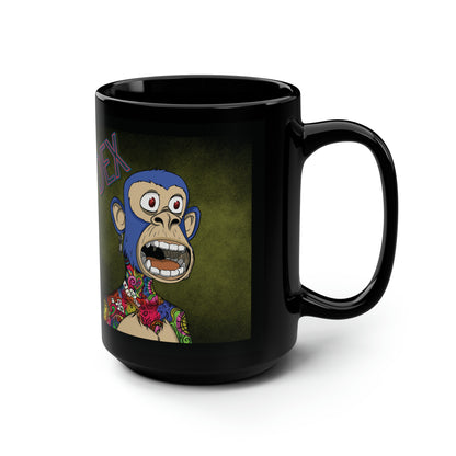 15oz, "I Am A Misfit" Dex Black Mug