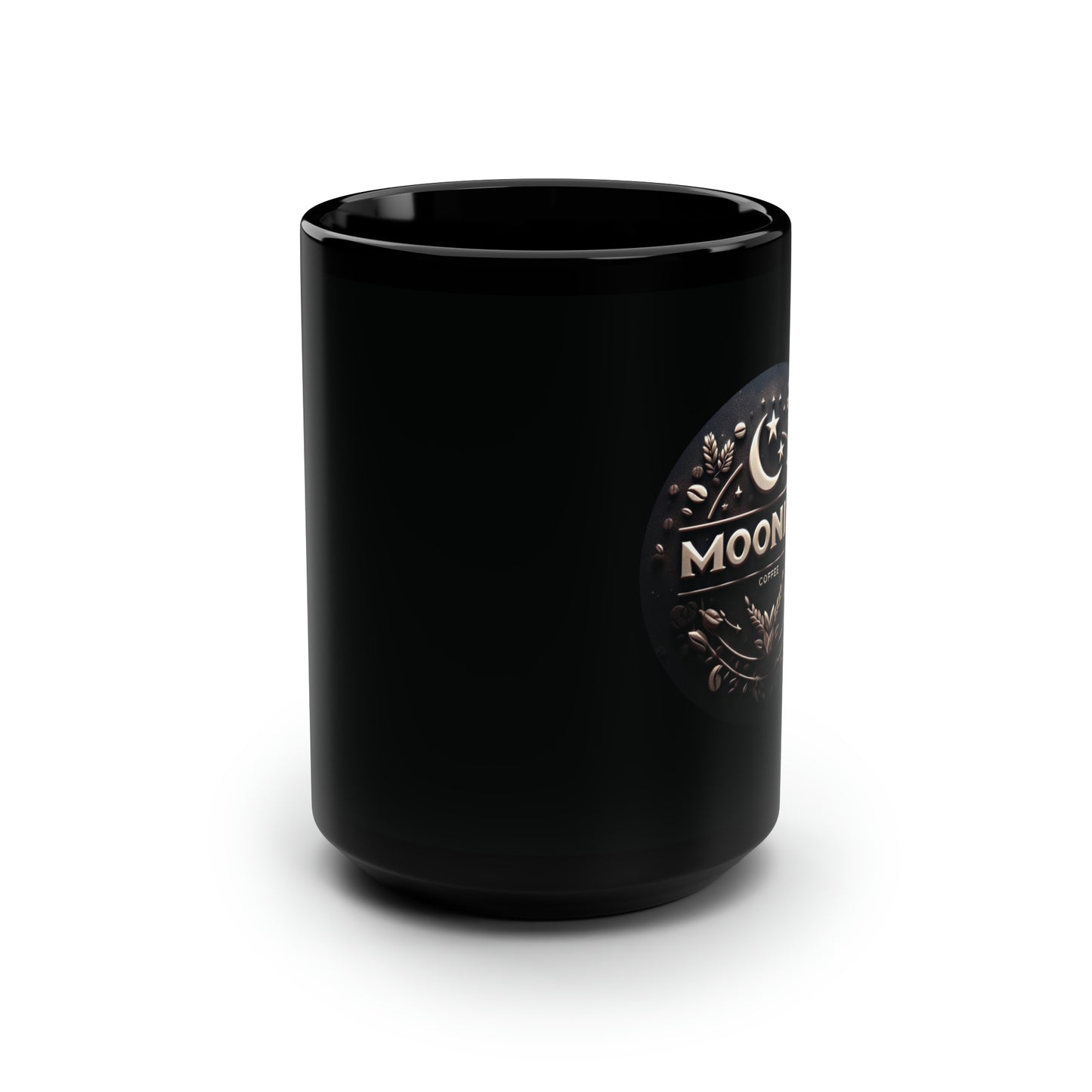 15oz, Black Moonian Coffee Mug