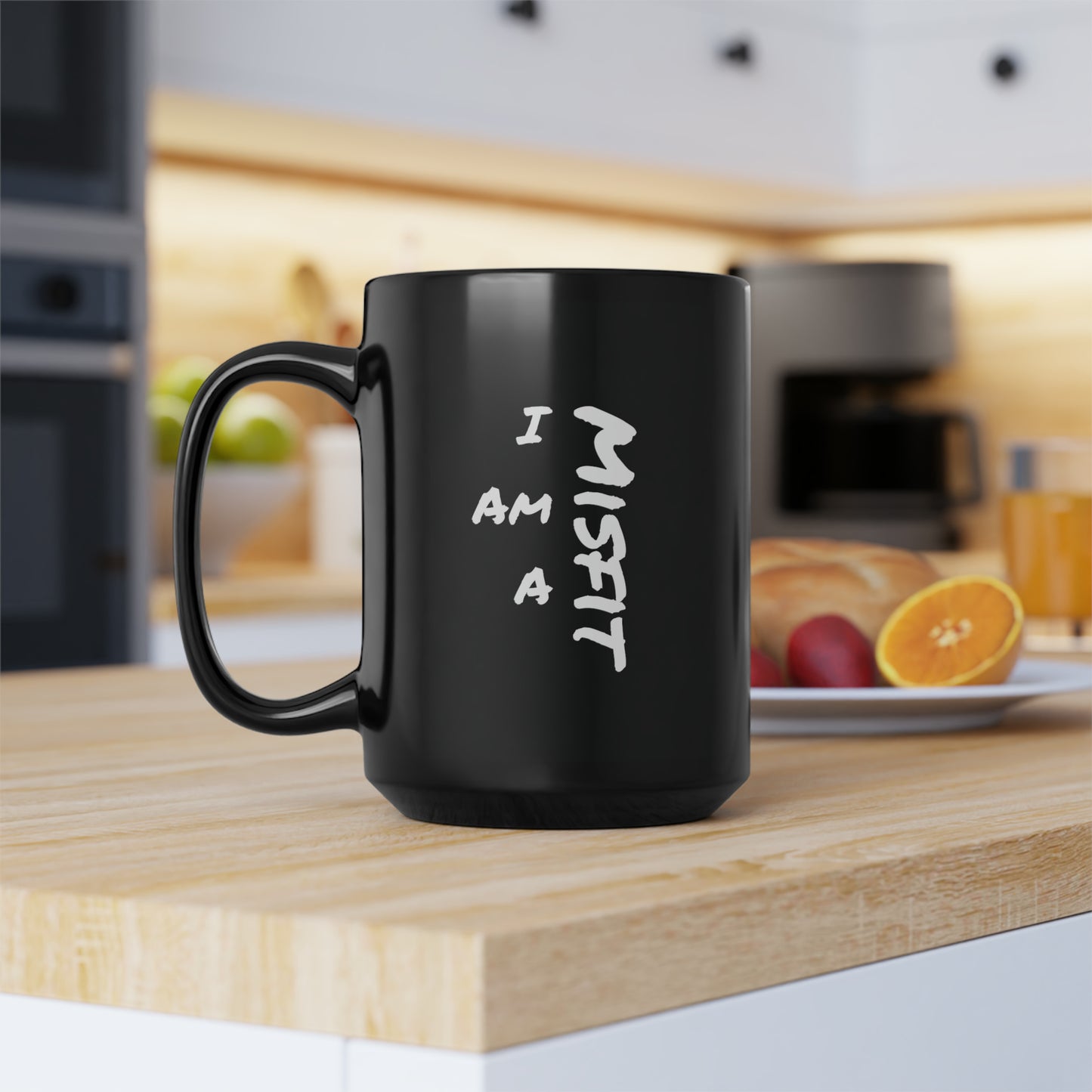 15oz, "I Am A Misfit" Dex Black Mug