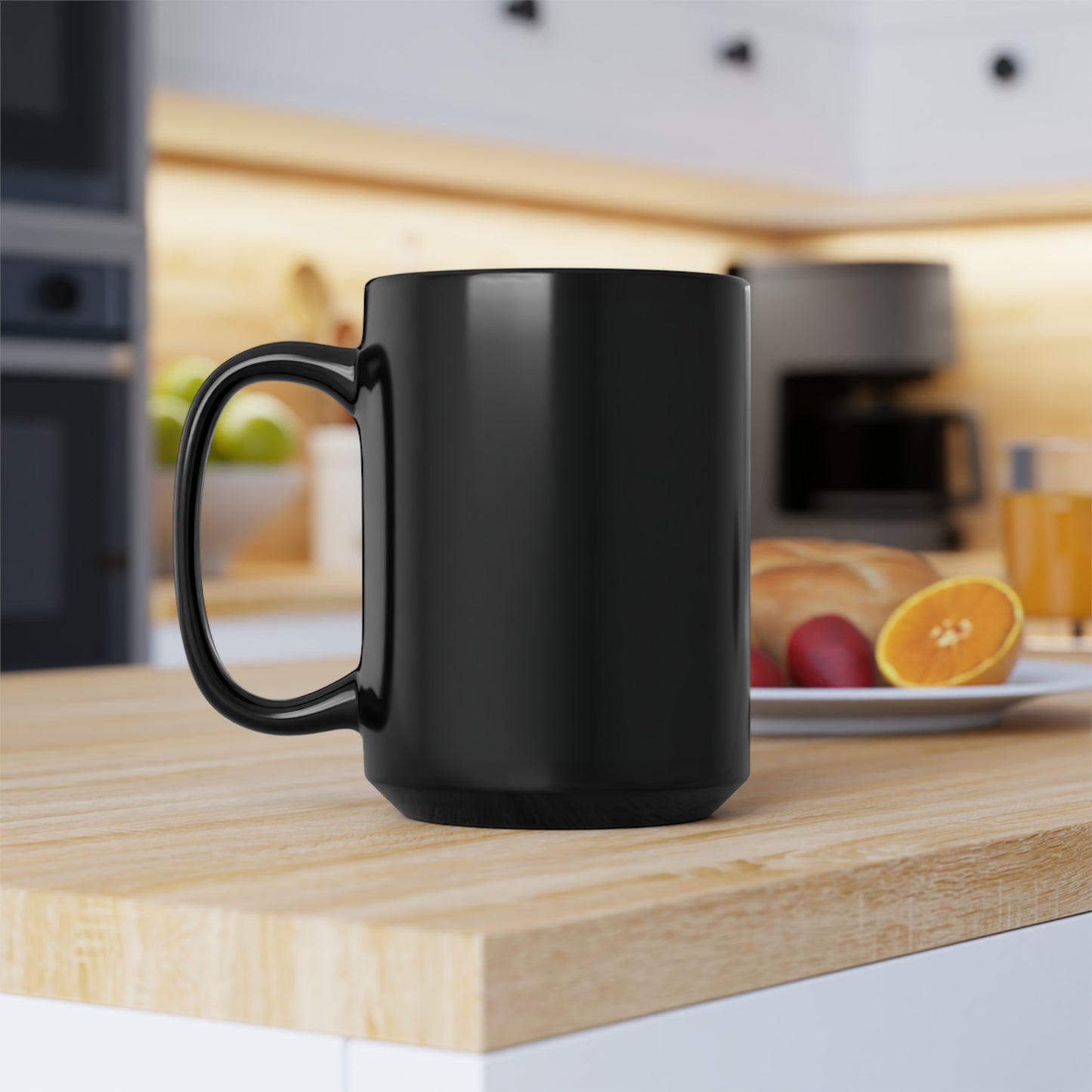 15oz, Black Moonian Coffee Mug